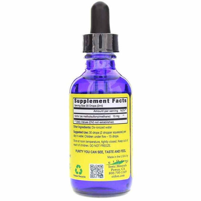 EIDON Ionic Minerals Sulfur Liquid Concentrate 2 Fl. Oz.