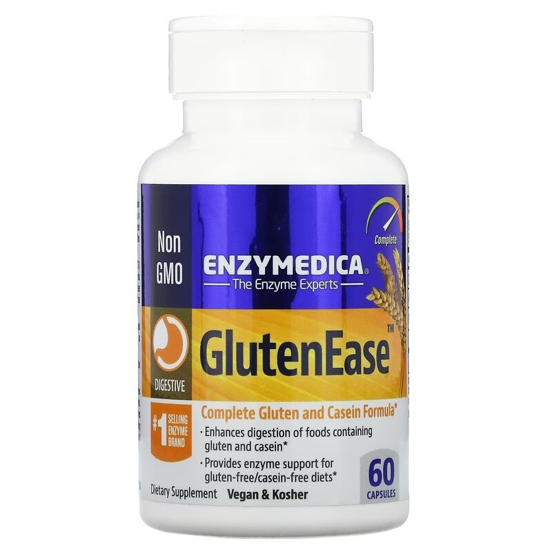 ENZYMEDICA GlutenEase 60 Veg. Caps.