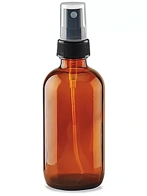 4oz amber spray bottle