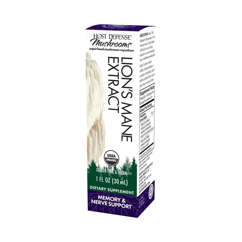 Host Defense Mushrooms Lions Mane Extract 1 fl oz