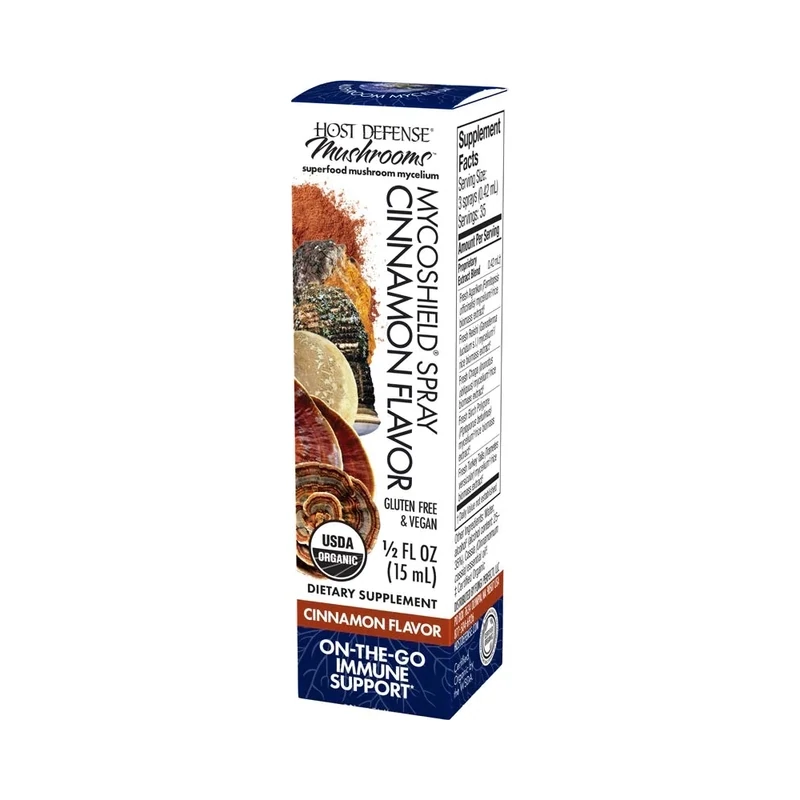 HOST DEFENSE MycoShield Spray Immune Support Cinnamon 1/2 Fl. Oz.