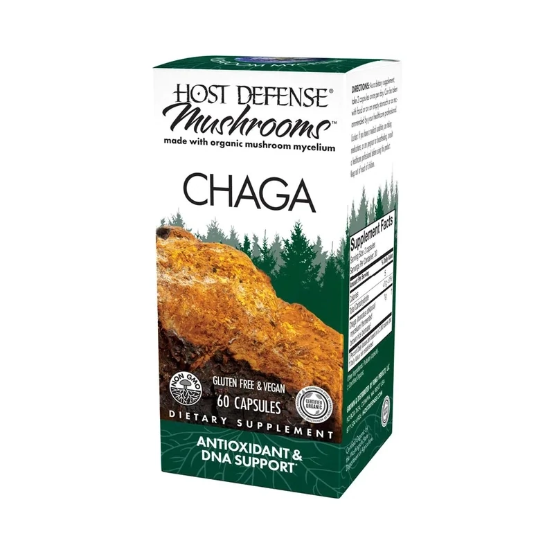 HOST DEFENSE Chaga 60 Veg. Caps.
