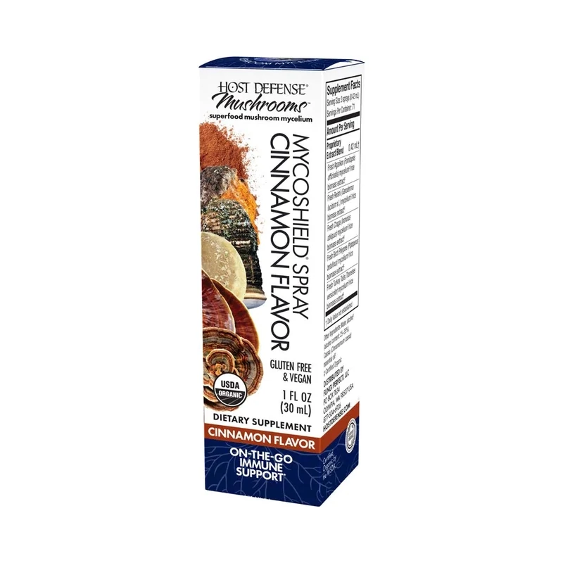 Host Defense MycoShield Spray Immune Support Cinnamon 1 fl oz