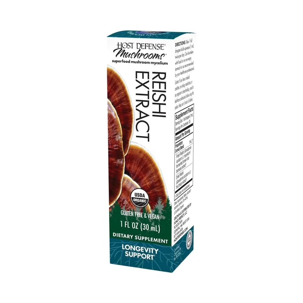 Host Defense Mushrooms Reishi Longevity Support 1 fl oz