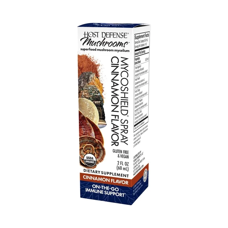 Host Defense MycoShield Spray Immune Support Cinnamon 2 fl oz