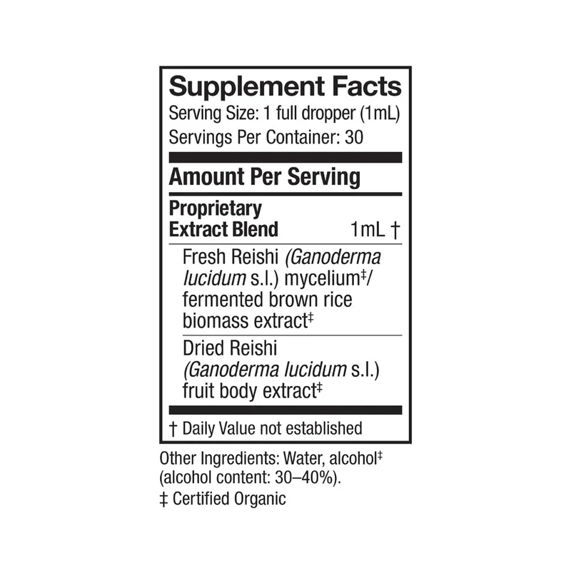 Host Defense Mushrooms Reishi Longevity Support 1 fl oz