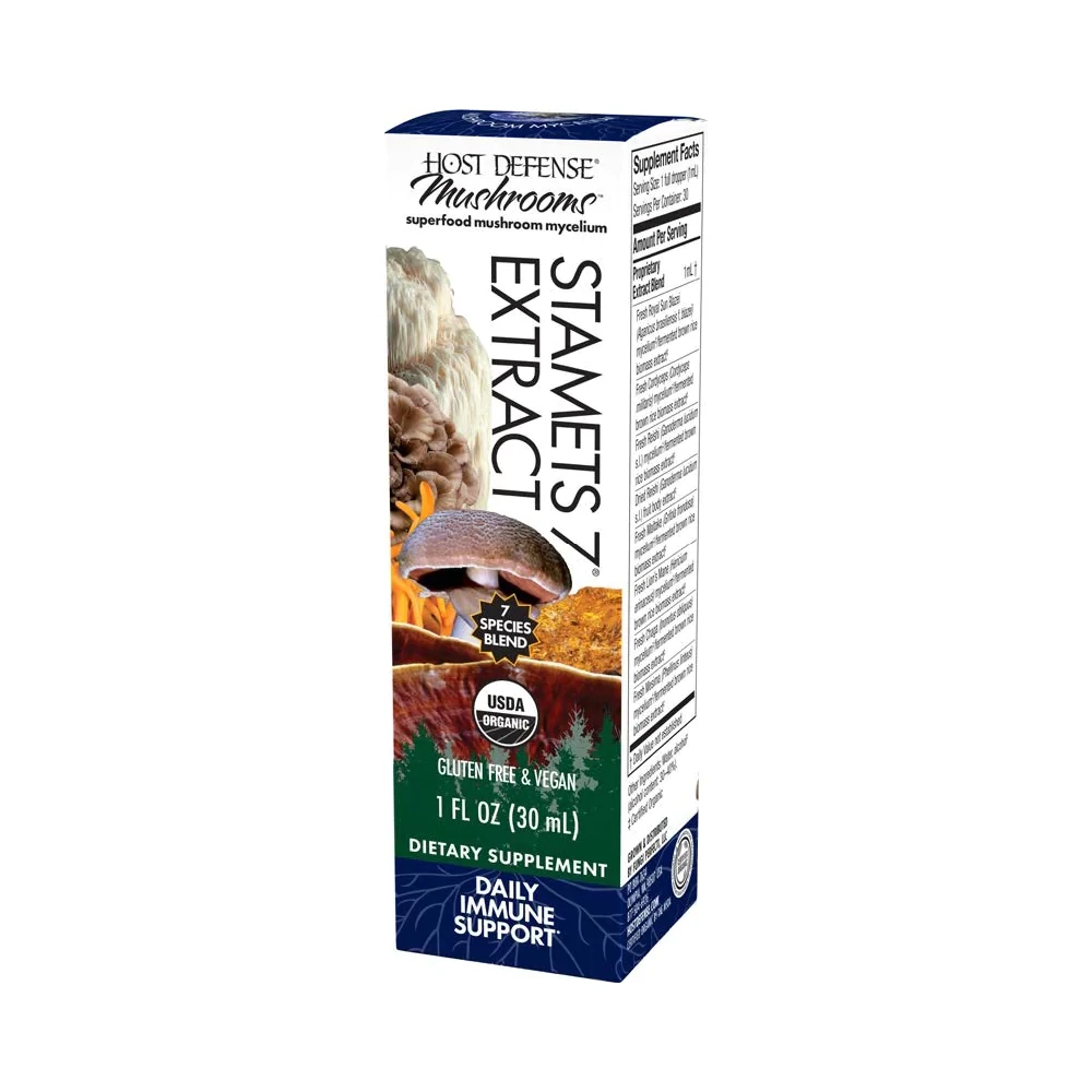 Host Defense Stamets 7 Extract Daily Immune Support 1 fl oz