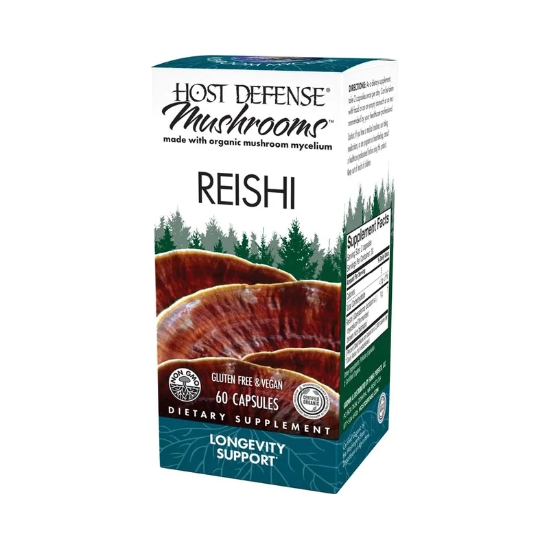 HOST DEFENSE Reishi GF 60 Veg. Caps.