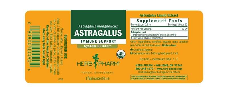 HERB PHARM Astragalus 1 Fl. Oz.