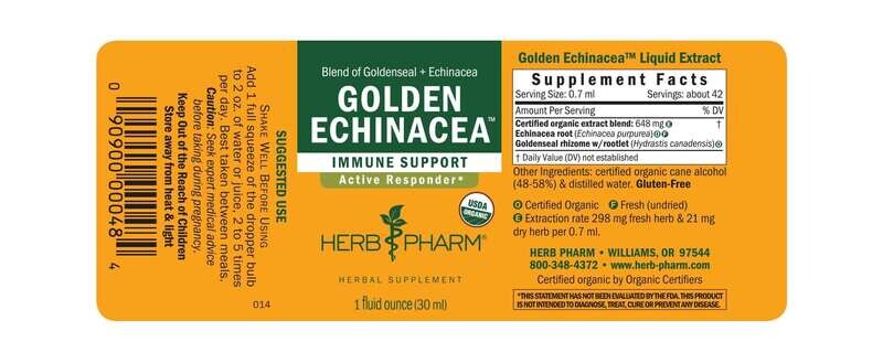 HERB PHARM Golden Echinacea 1 Fl. Oz.