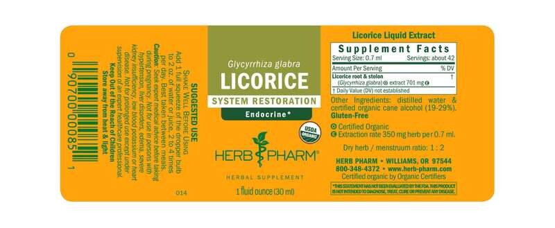 HERB PHARM Licorice 1 Fl. Oz.