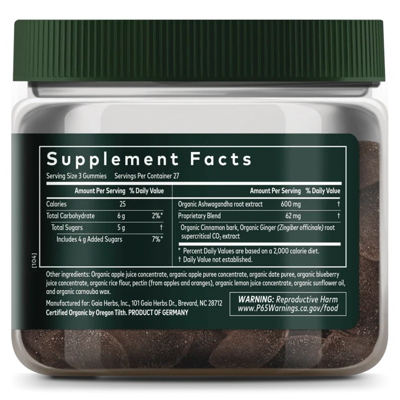 GAIA Ashwagandha 81 Gummies
