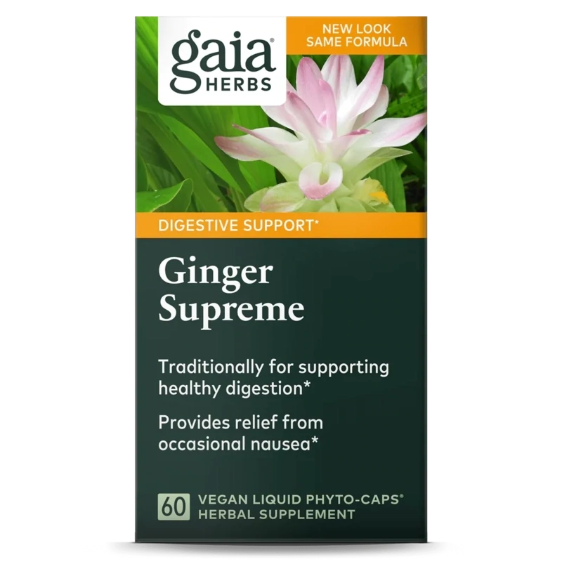 GAIA Ginger Supreme 60 Phyto Caps.