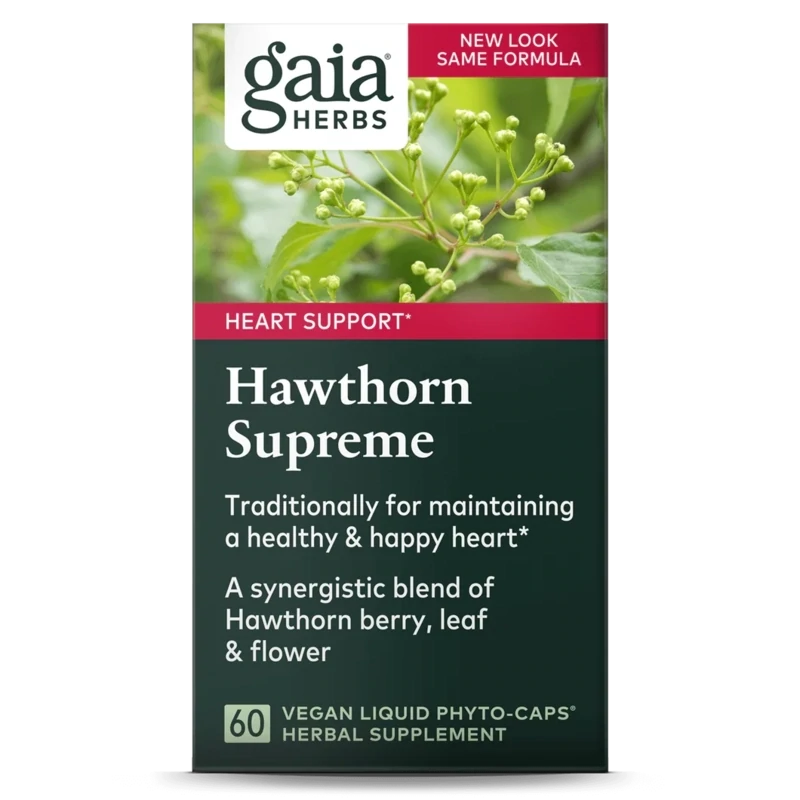 GAIA Hawthorne Supreme 60 Vegan Liquid Phyto-Caps