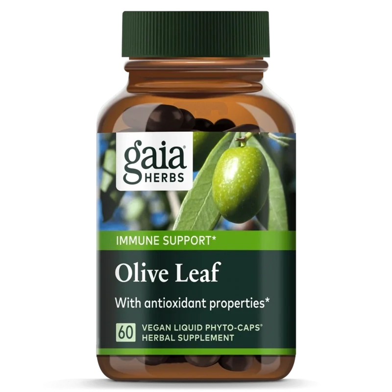 GAIA Olive Leaf 60 Vegan Liquid Phyto-Caps.