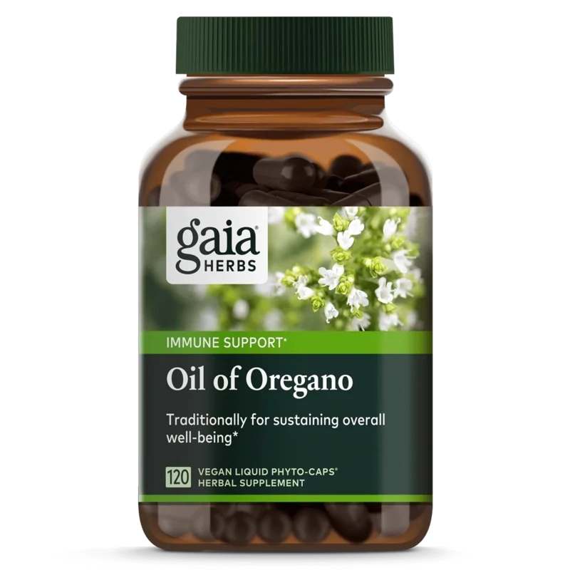 GAIA Oil Of Oregano 120 Vegan Liquid Phyto-Caps.