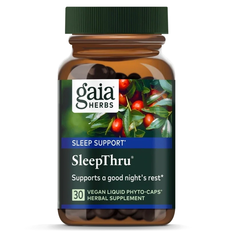 GAIA Sleep Thru 30 Vegan Liquid Caps.
