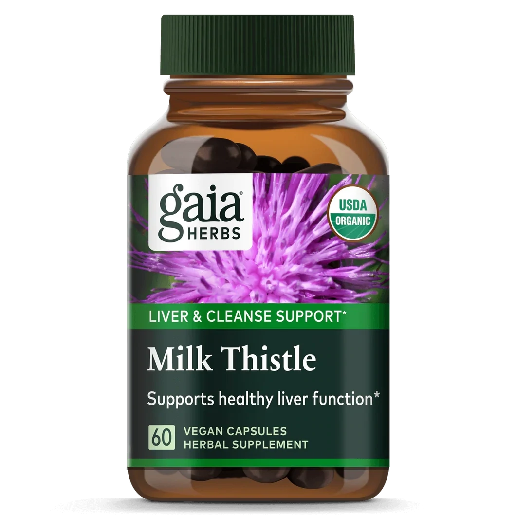 GAIA Milk Thistle Seed 60 Vegan Liquid Phyto-Caps