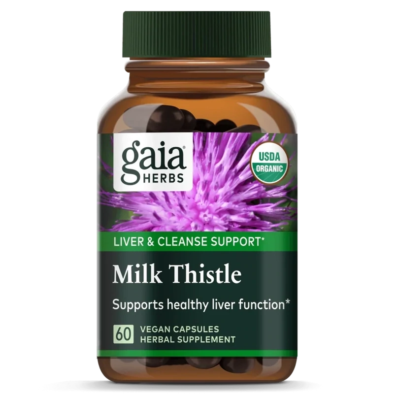 GAIA Milk Thistle Seed 60 Vegan Liquid Phyto-Caps