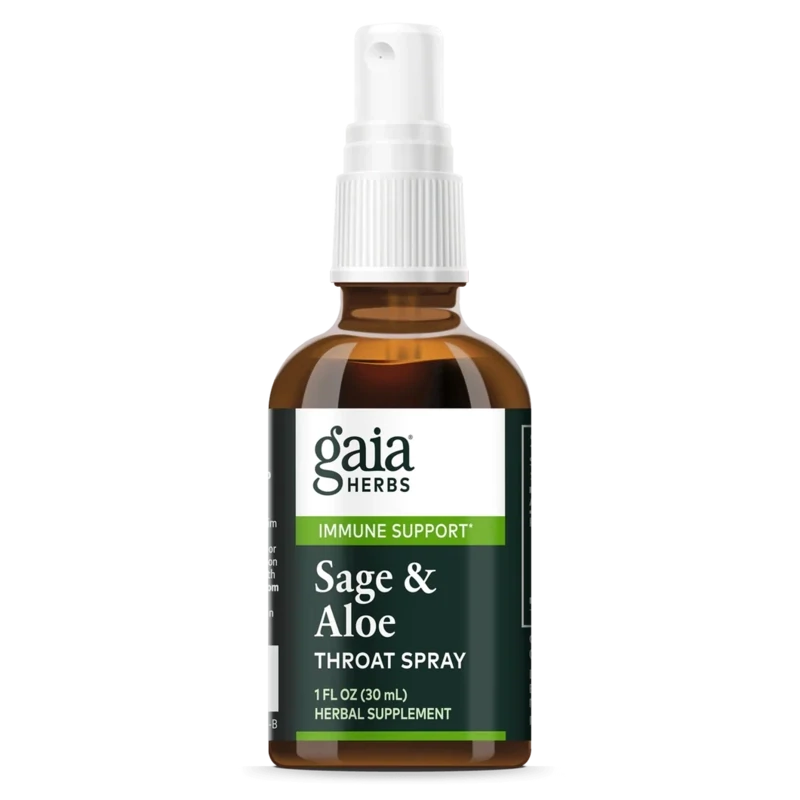 GAIA Throat Shield Sage &amp; Aloe  20 Loz