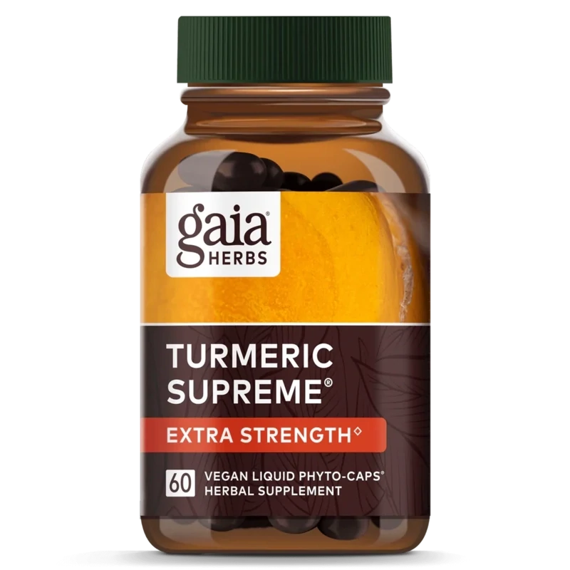 GAIA Turmeric Supreme Extra Str. 60 Vegan Liq. Phyto-Caps.