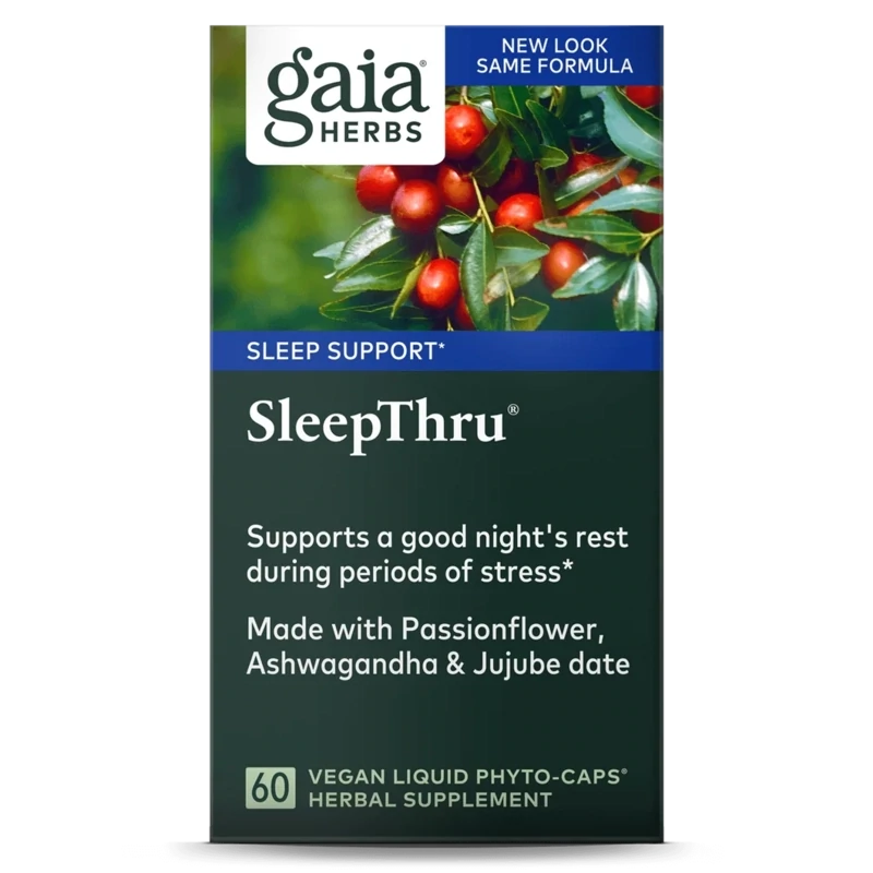 GAIA SleepThru 60 Vegan Liquid Phyto-Caps