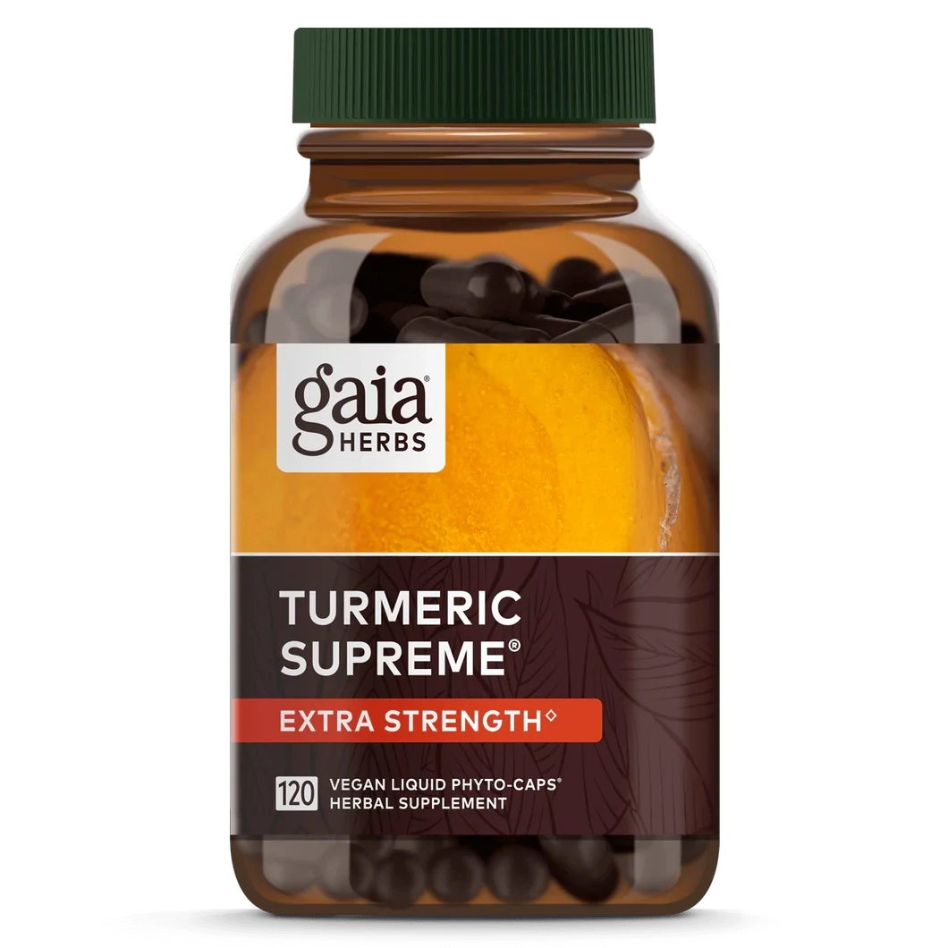 GAIA Turmeric Supreme Extra Str. 120 Vegan Liquid Phyto-Caps.