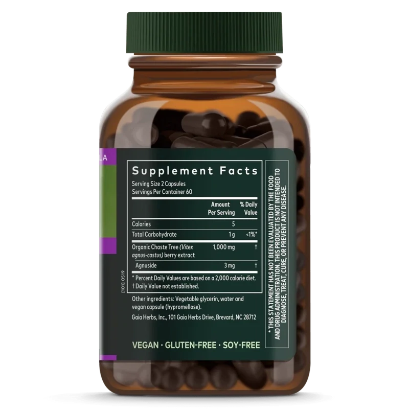 GAIA Vitex Berry 120 Vegan Liquid Phyto-Caps