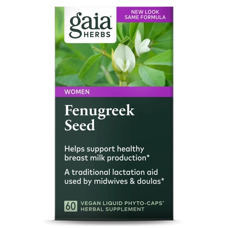 Gaia Fenugreek Seed 60 Vegan Liquid Phyto Caps