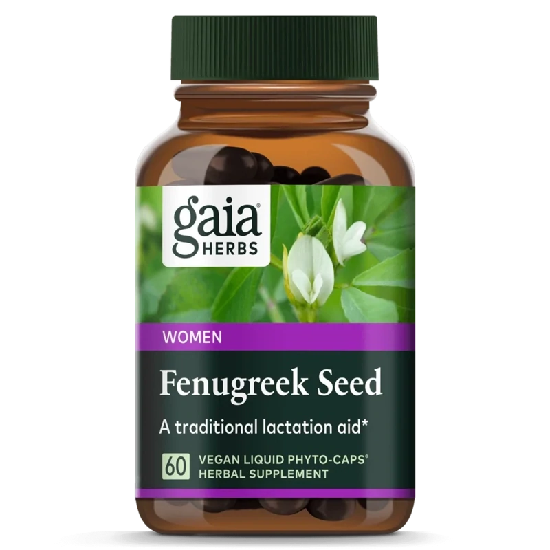Gaia Fenugreek Seed 60 Vegan Liquid Phyto Caps