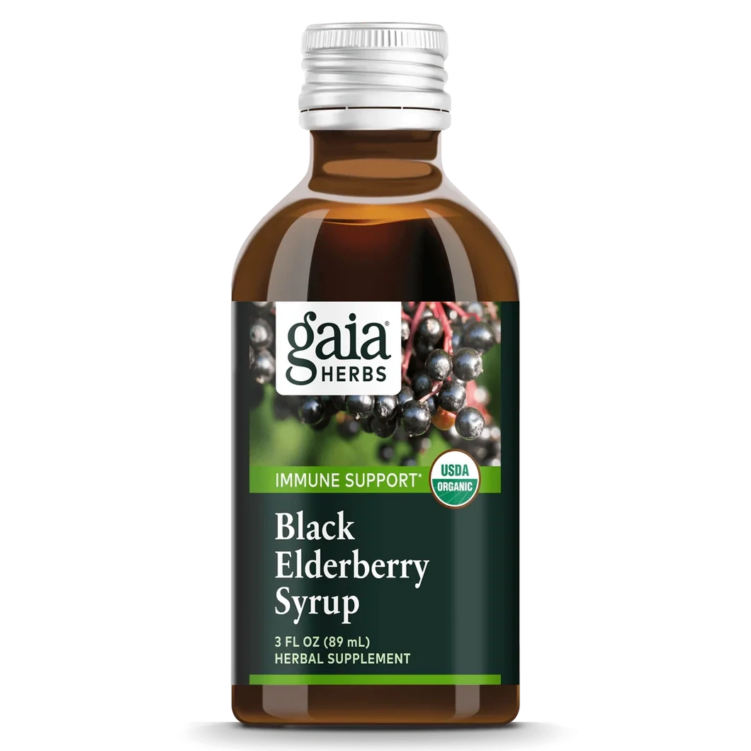 Gaia Herbs Black Elderberry Syrup 3 fl oz