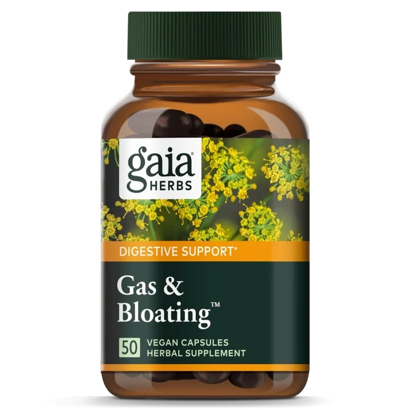 Gaia Herbs Gas And Bloating  50 Veg Caps