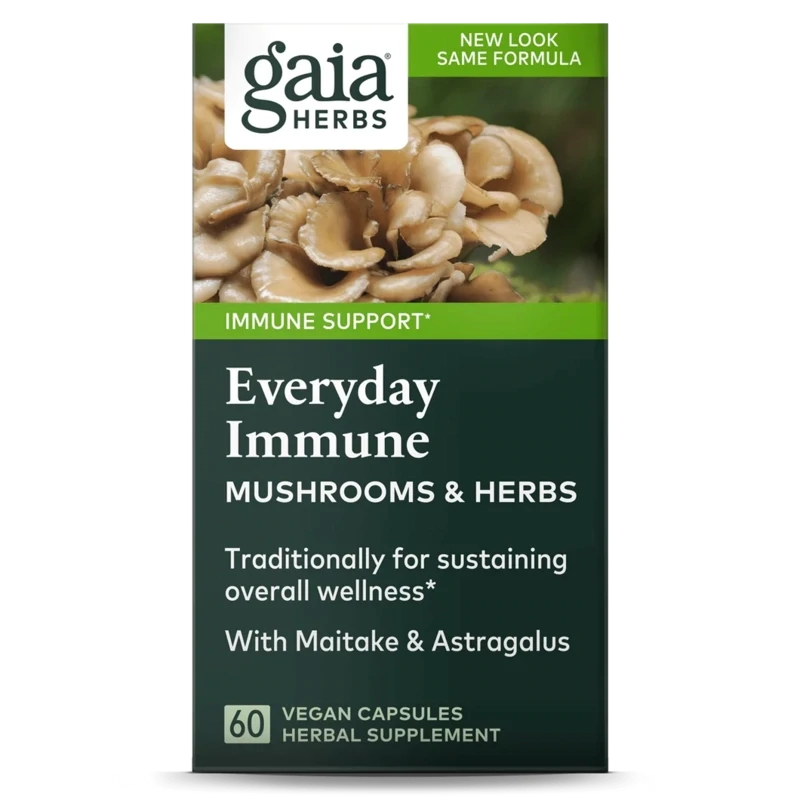 Gaia Herbs Everyday Immune 60 Vegan Capsules