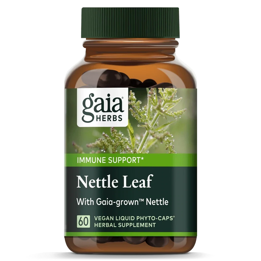 Gaia Herbs Nettle Leaf 60 vegan liquid caps
