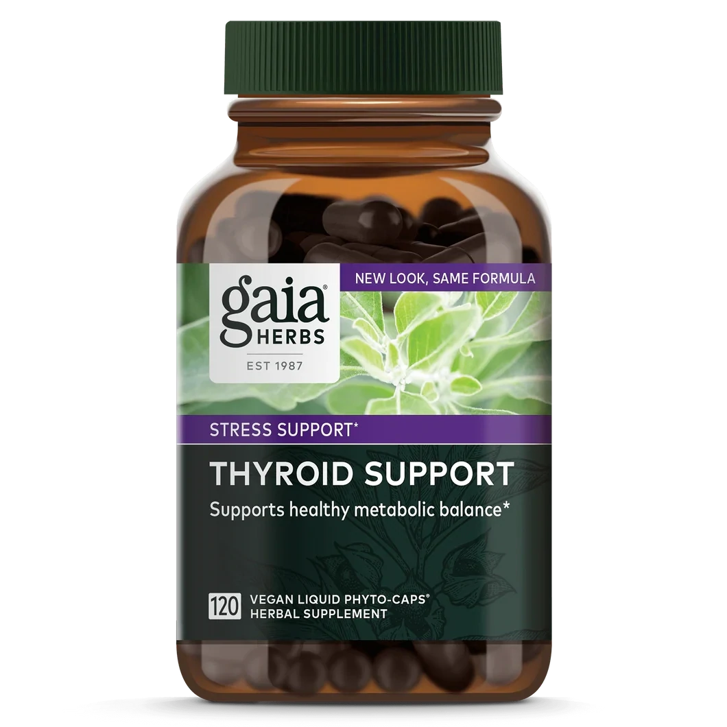 Gaia Herbs Thyroid Support 120 Vegan Liquid Phyto Caps