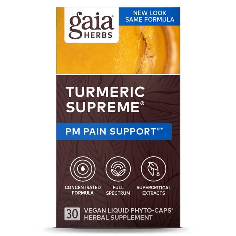 Gaia Turmeric Supreme PAIN P.M. 30 Caps