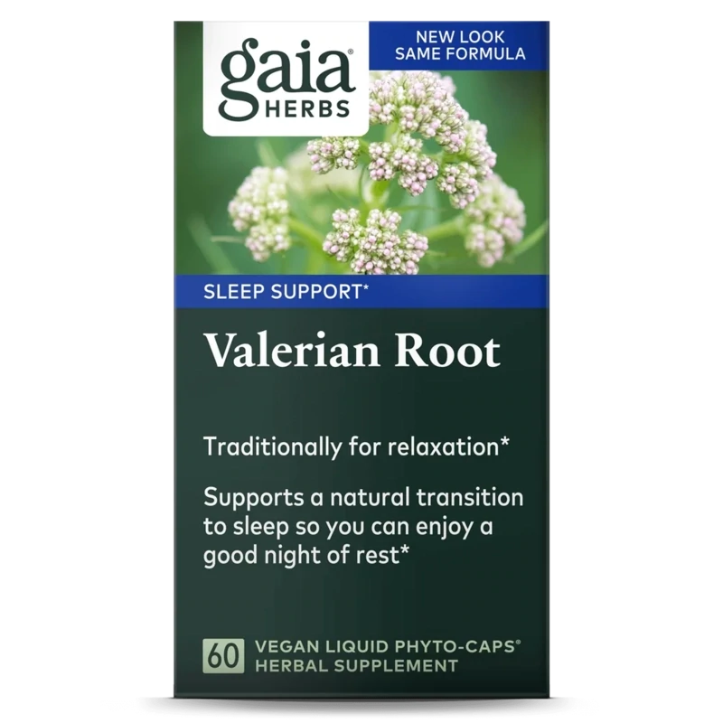 Gaia Valerian Root 60 Vegan Liquid Phyto Caps