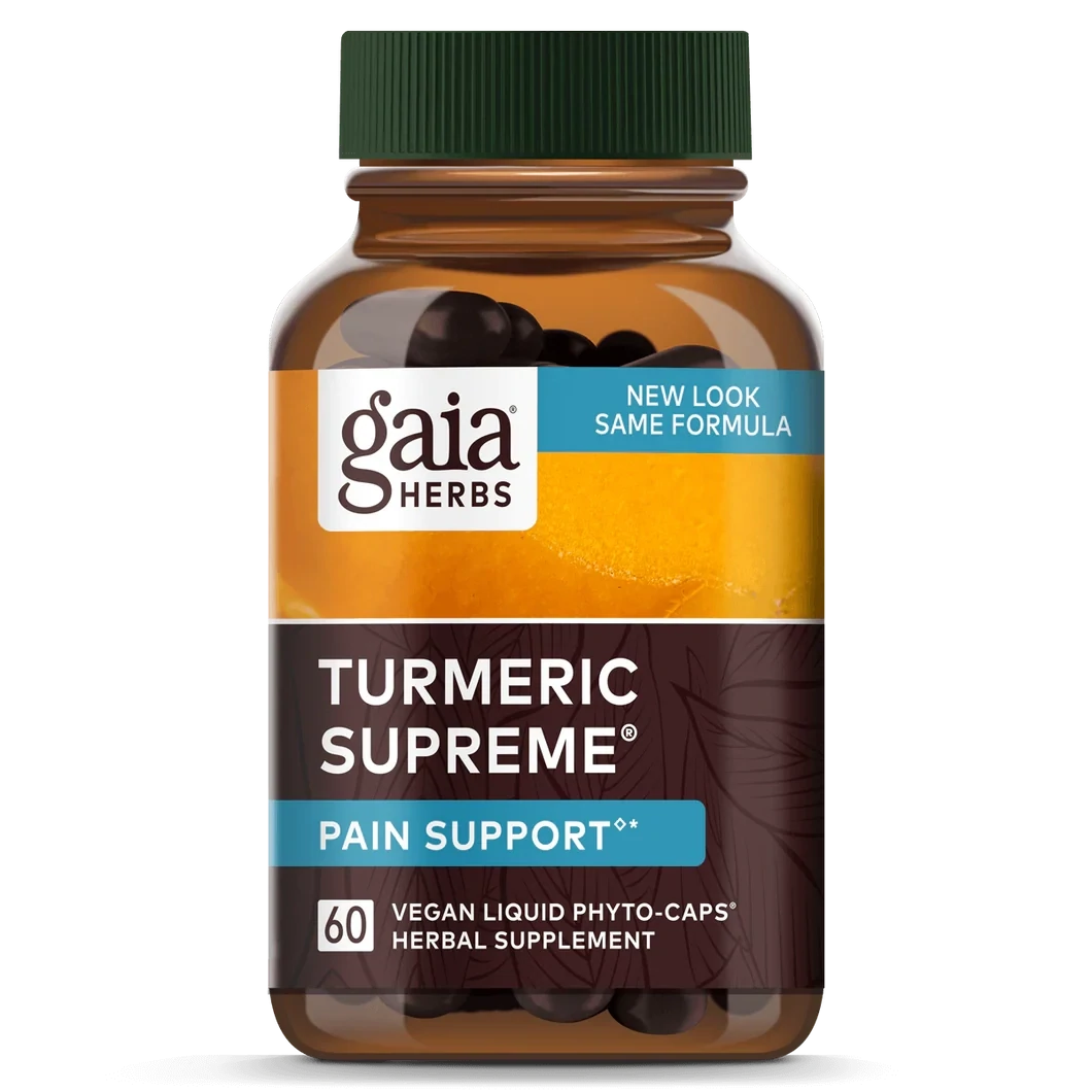 Gaia Herbs Turmeric Supreme Pain 60 Caps