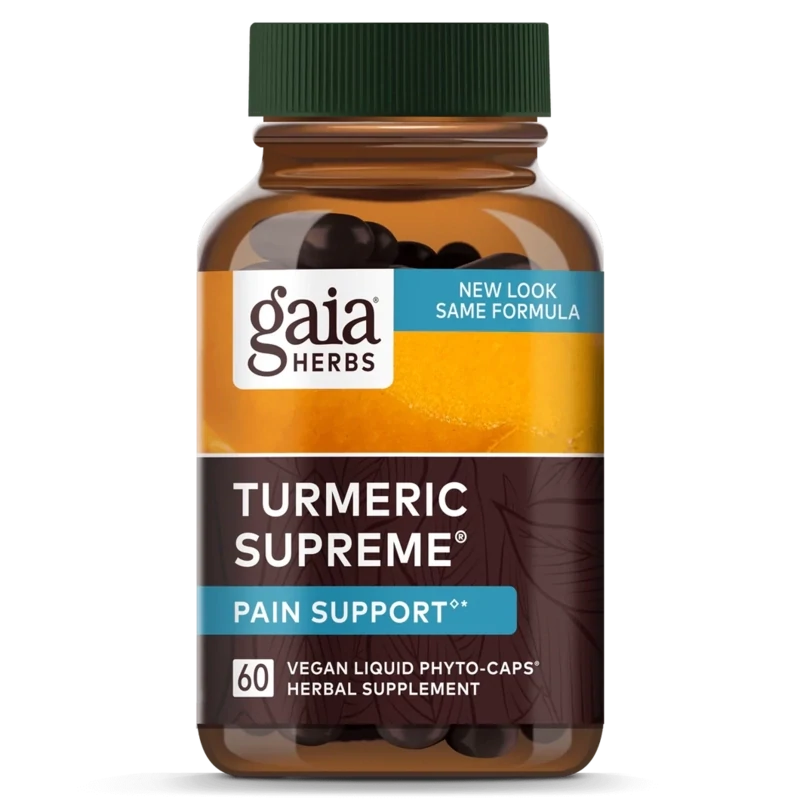 Gaia Herbs Turmeric Supreme Pain 60 Caps