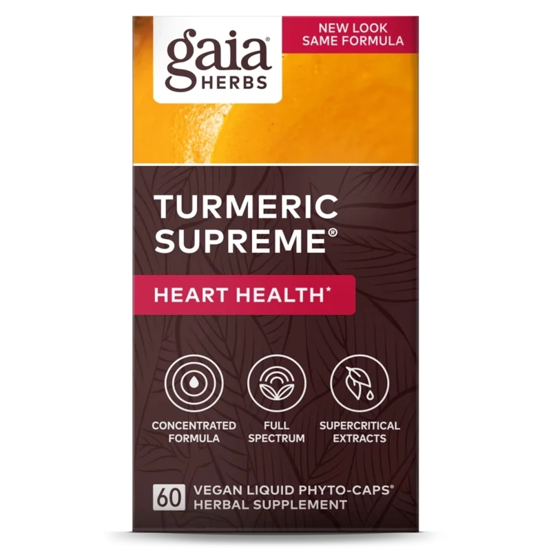 Gaia Turmeric Supreme HEART 60 Caps