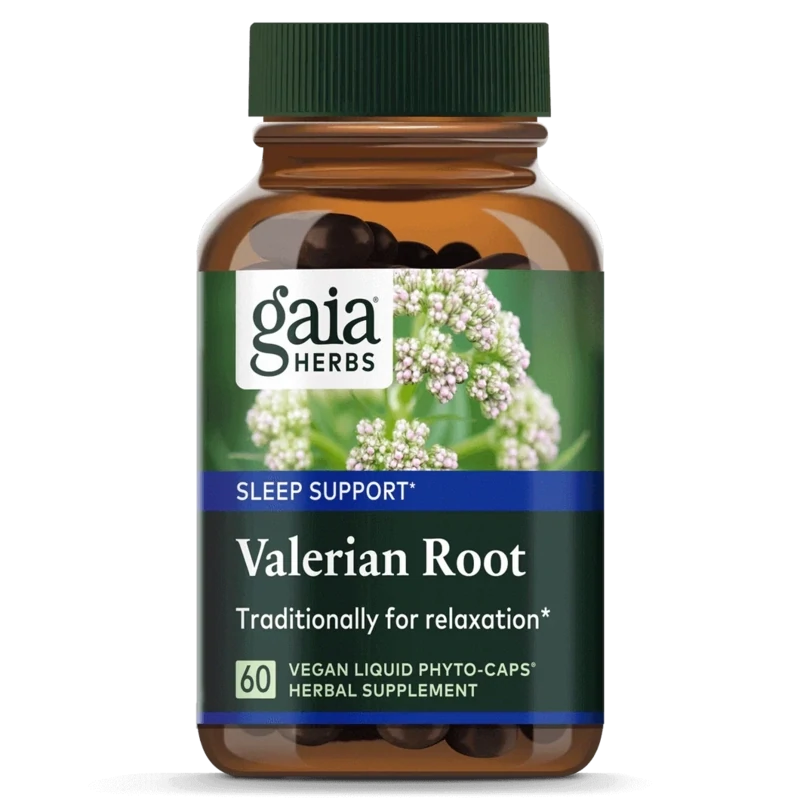 Gaia Valerian Root 60 Vegan Liquid Phyto Caps