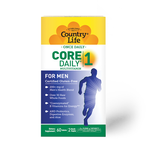COUNTRY LIFE Core Daily 1 Men&#39;s 60 Tabs.