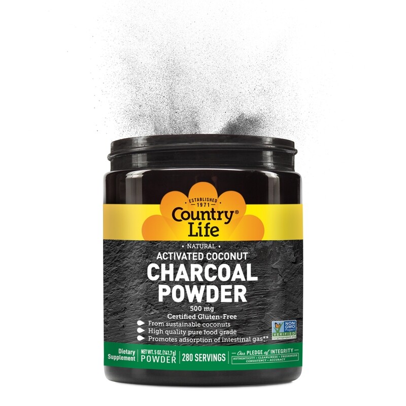COUNTRY LIFE Activated Charcoal Pwdr. 5 oz.