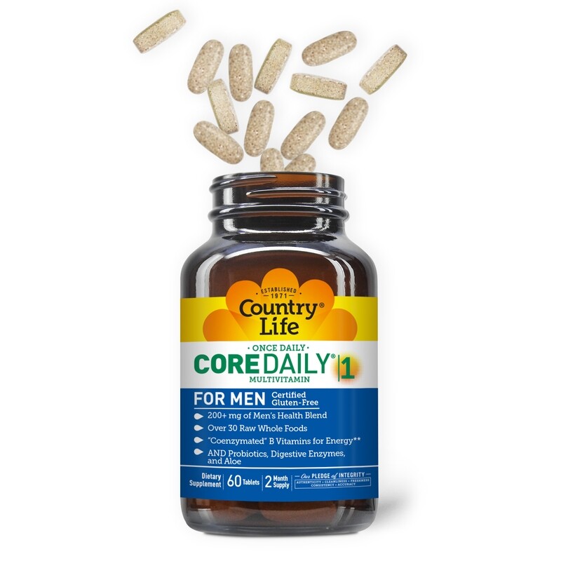 COUNTRY LIFE Core Daily 1 Men's 60 Tabs.