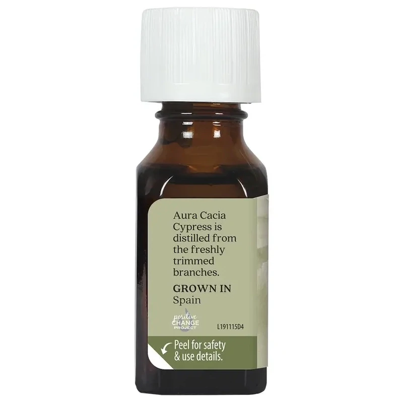 AURA CACIA Cypress Essential Oil 0.5 Fl Oz