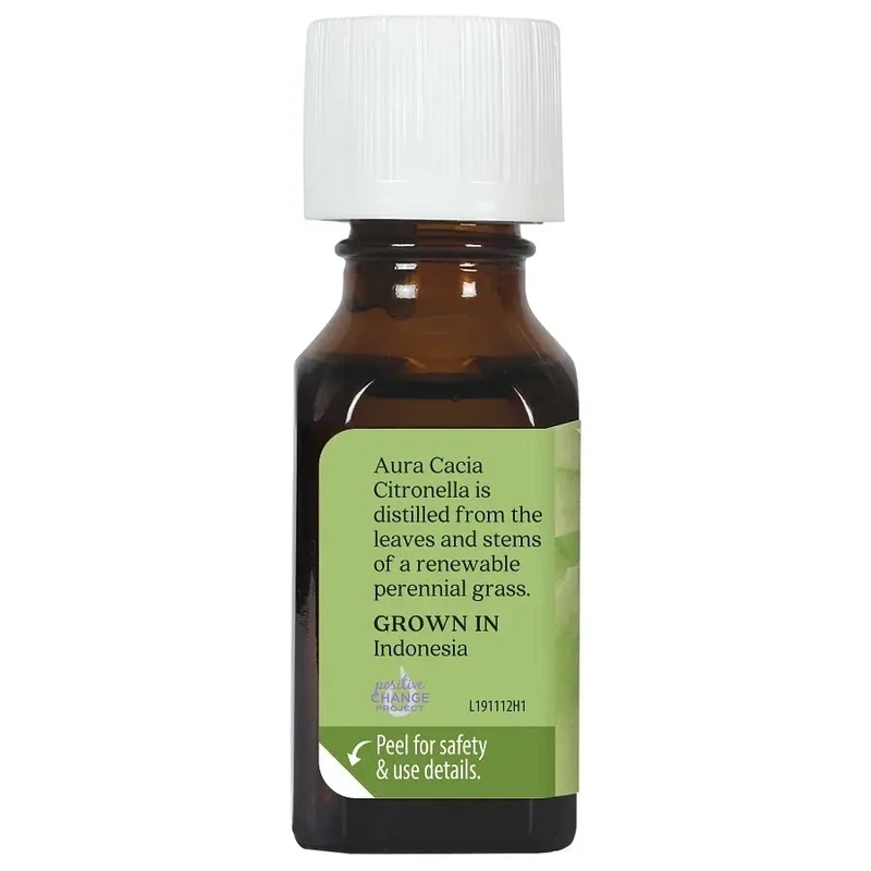 AURA CACIA Citronella Essential Oil .5 Fl. Oz.
