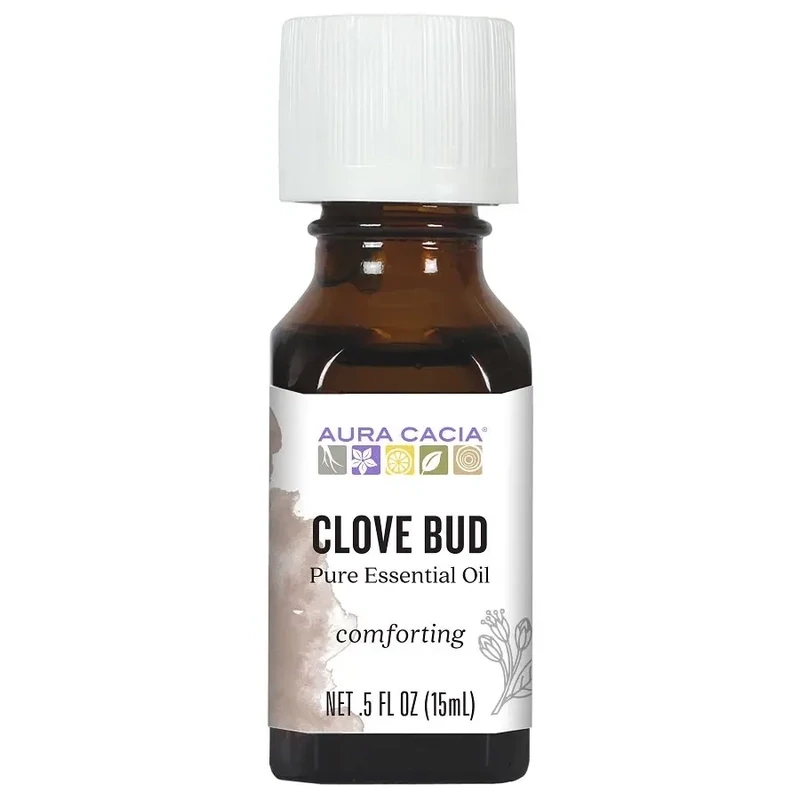 AURA CACIA Clove Bud Essential Oil .5 Fl. Oz.