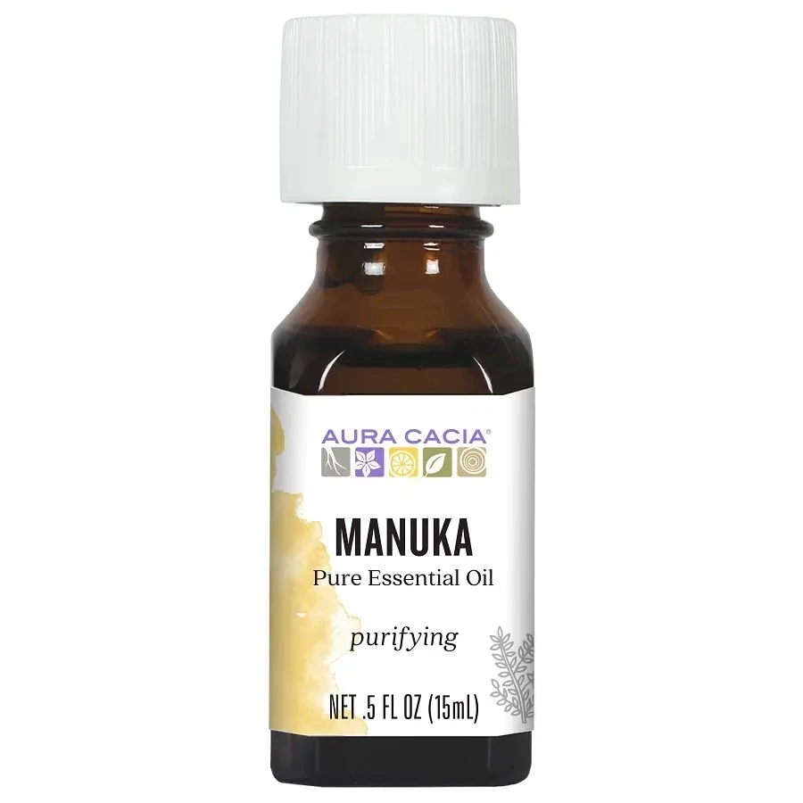 AURA CACIA Manuka Essential Oil .5 Fl. Oz.