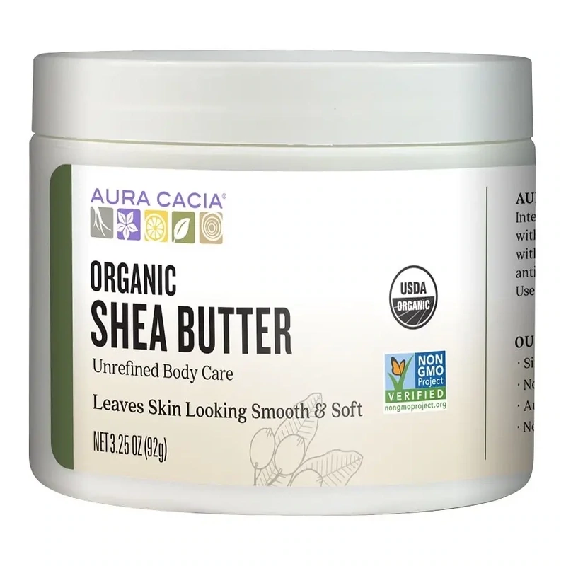 AURA CACIA Organic Shea Butter 3.25 oz.