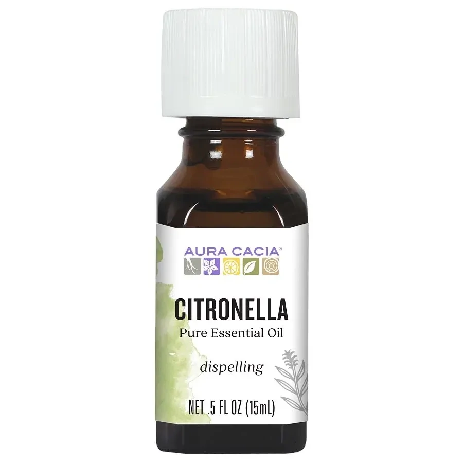 AURA CACIA Citronella Essential Oil .5 Fl. Oz.